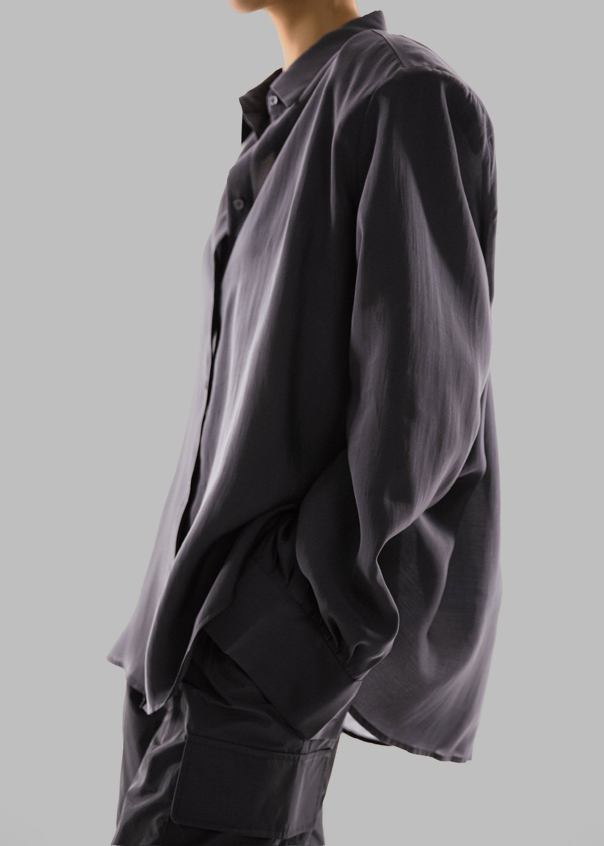 Zoula Padded Shirt - Charcoal – view 8 of 13