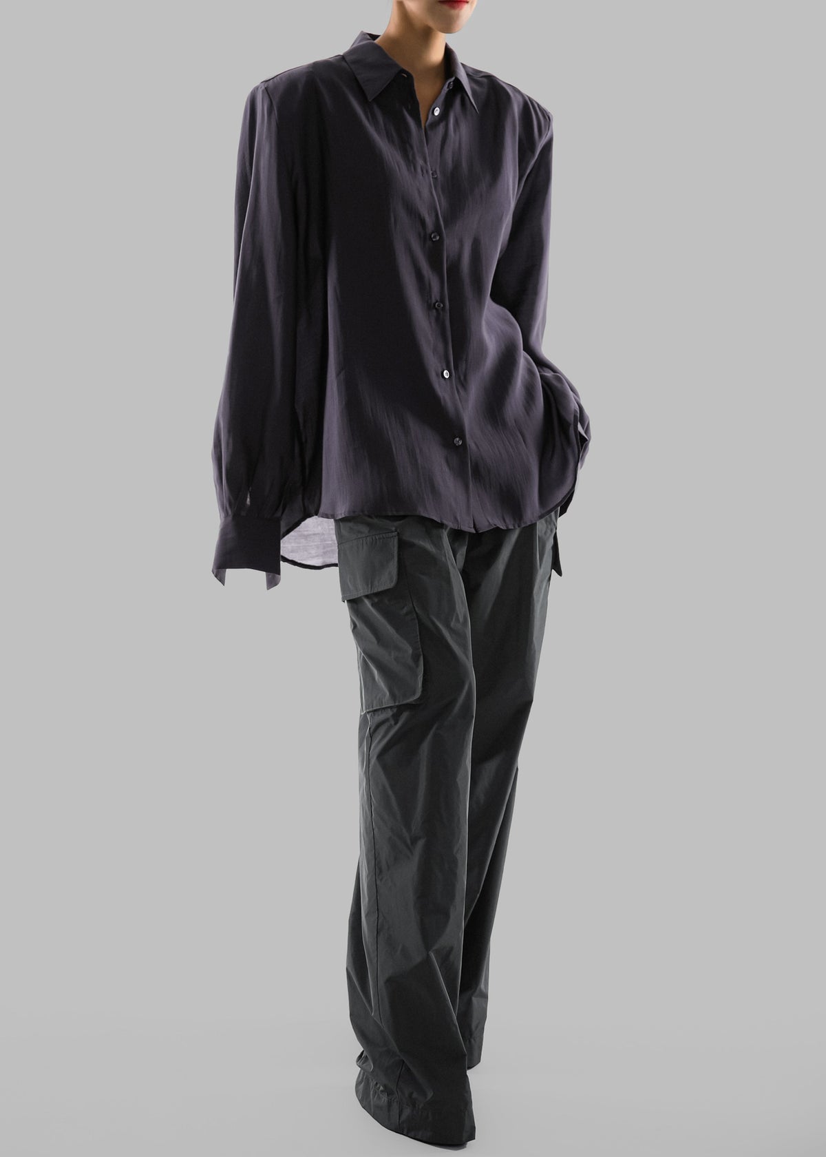 Zoula Padded Shirt - Charcoal – view 6 of 13