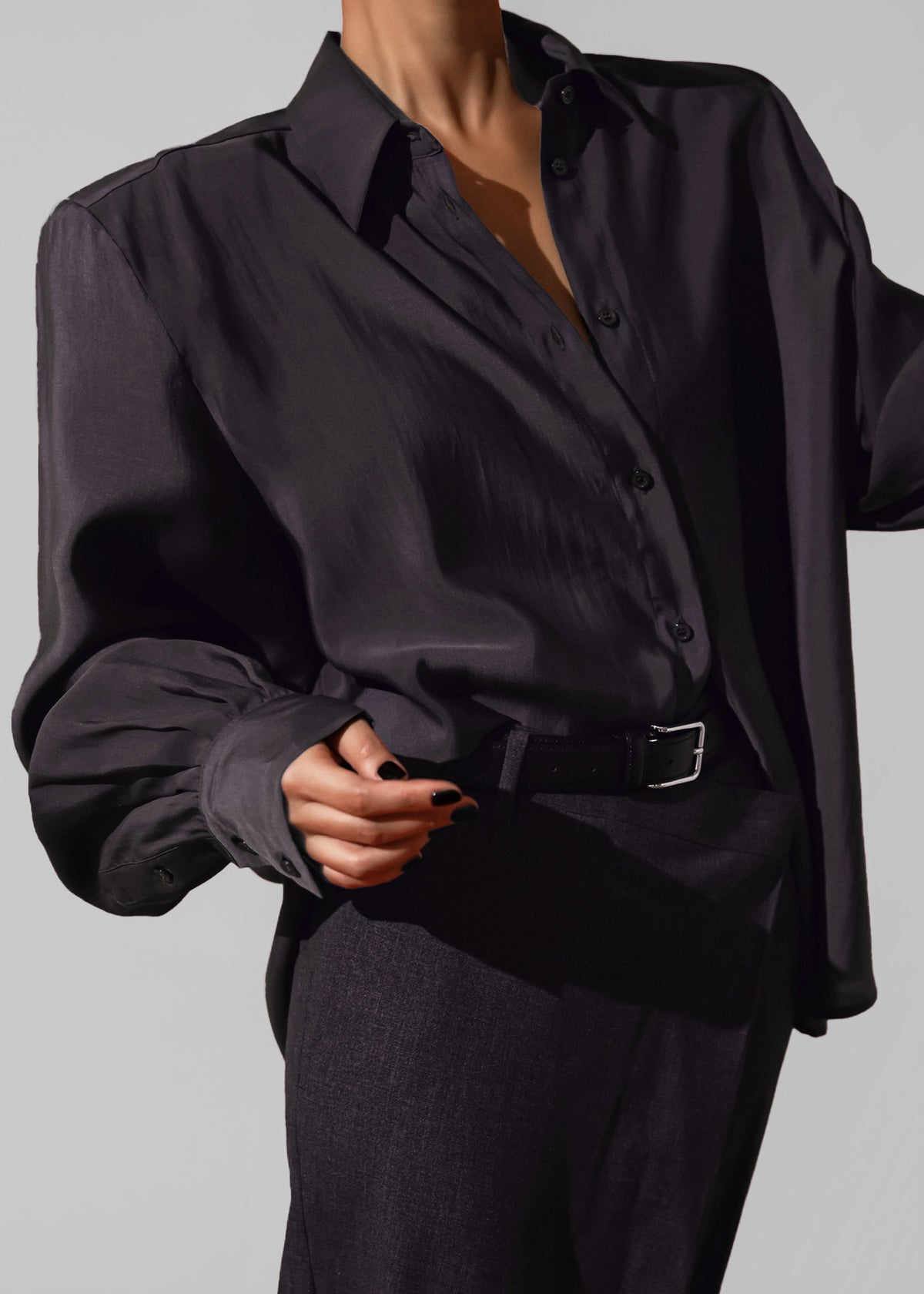 Zoula Padded Shirt - Charcoal – view 12 of 13