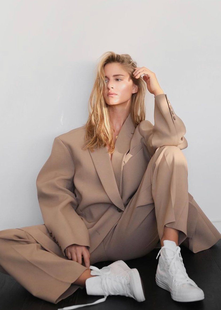 Bea Blazer - Latte Blazer Nickishop – view 4 of 15