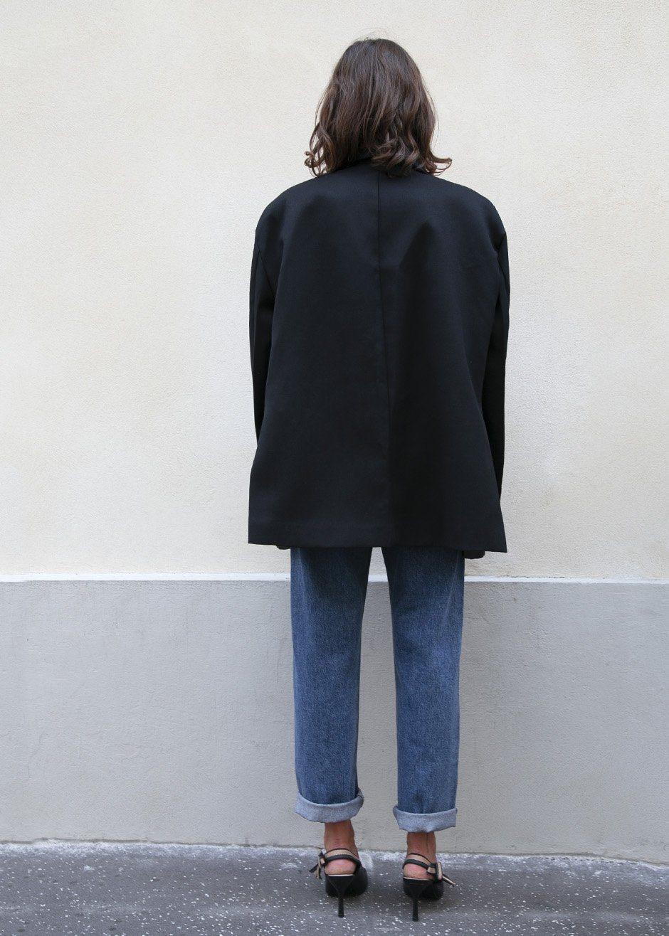Black Oversized Boyfriend's Blazer Blazer Blossom – view 8 of 9