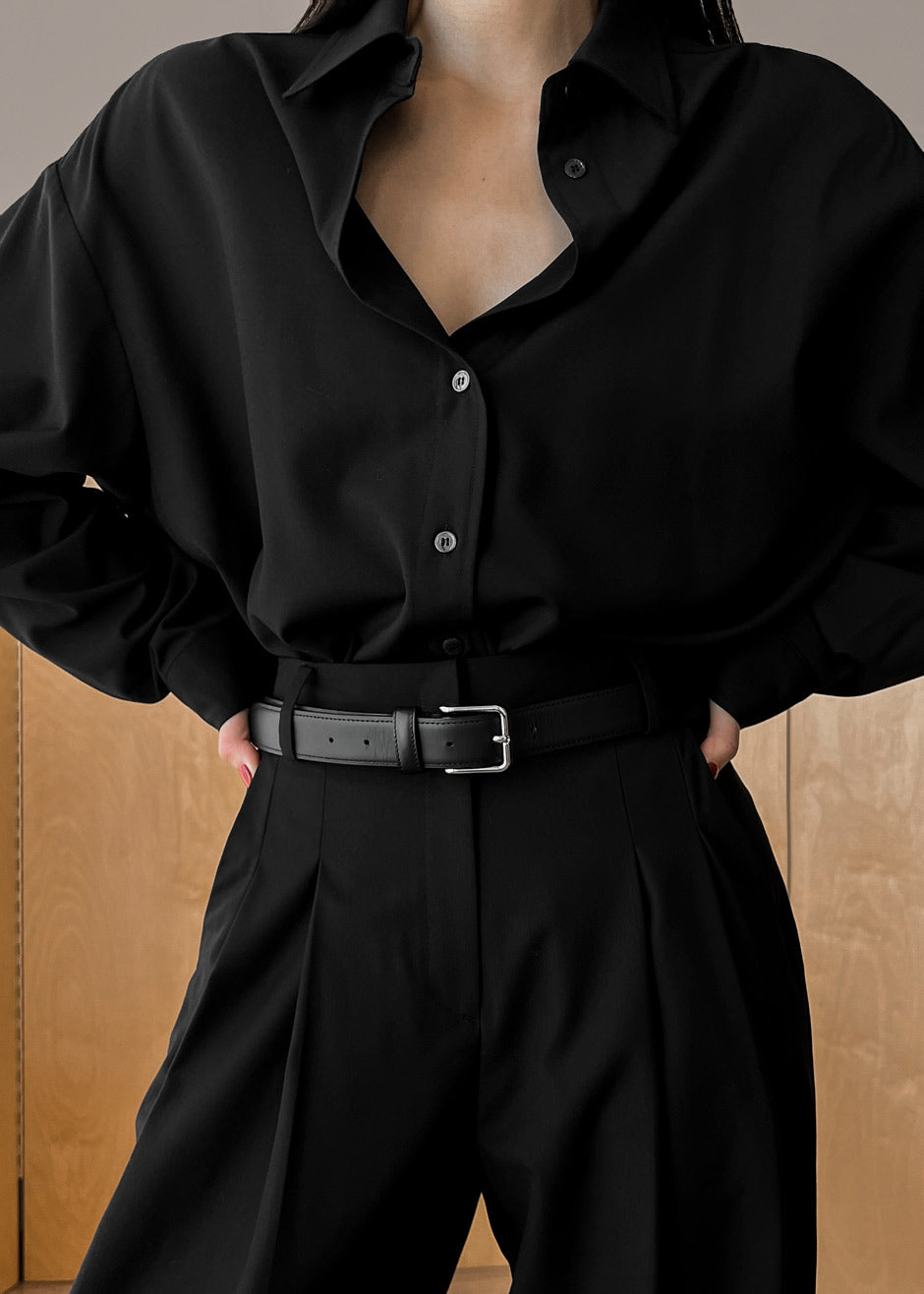 Gelso Shirt - Black Shirt Nickishop – view 3 of 14