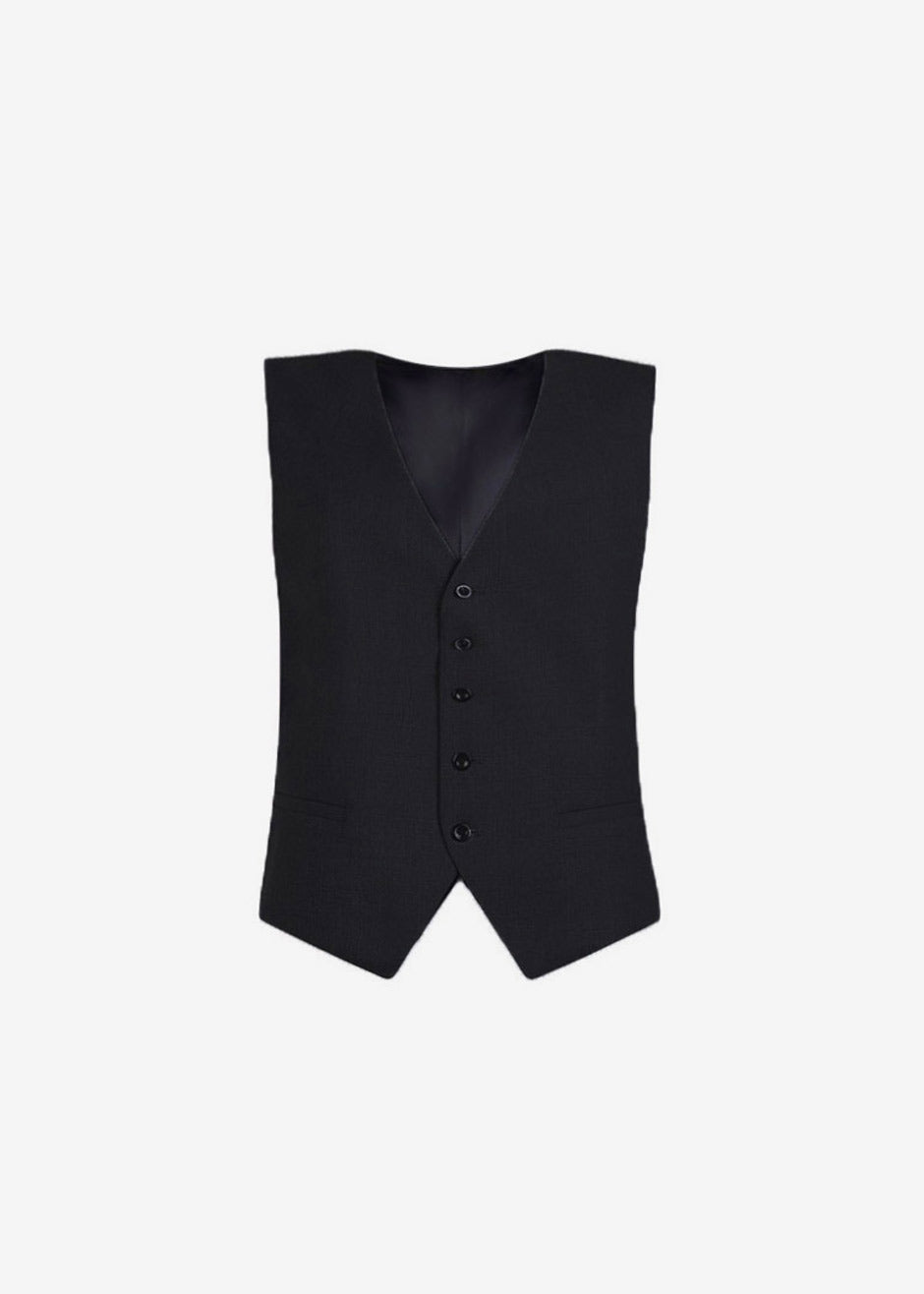 Gelso Waistcoat - Black Vest Nickishop – view 7 of 7