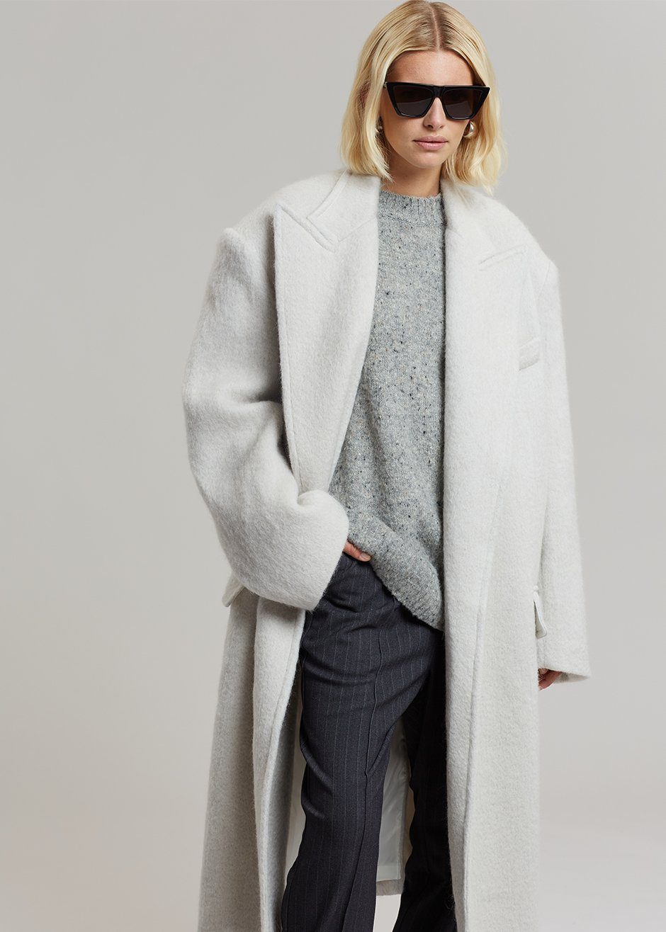 John Oversized Coat - Birch Coat Nickishop – view 11 of 13