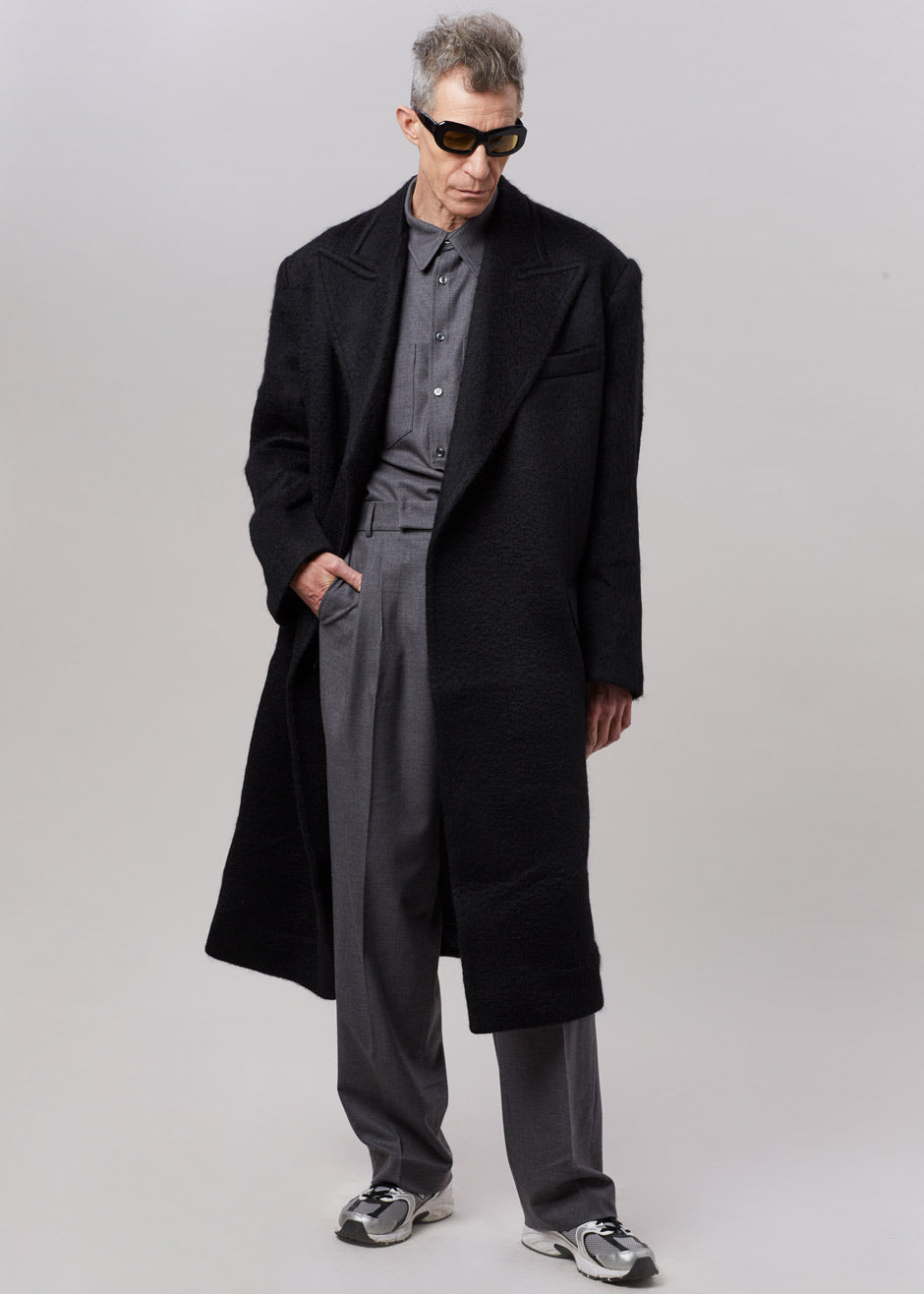 John Oversized Coat - Black Coat Nickishop – view 5 of 10