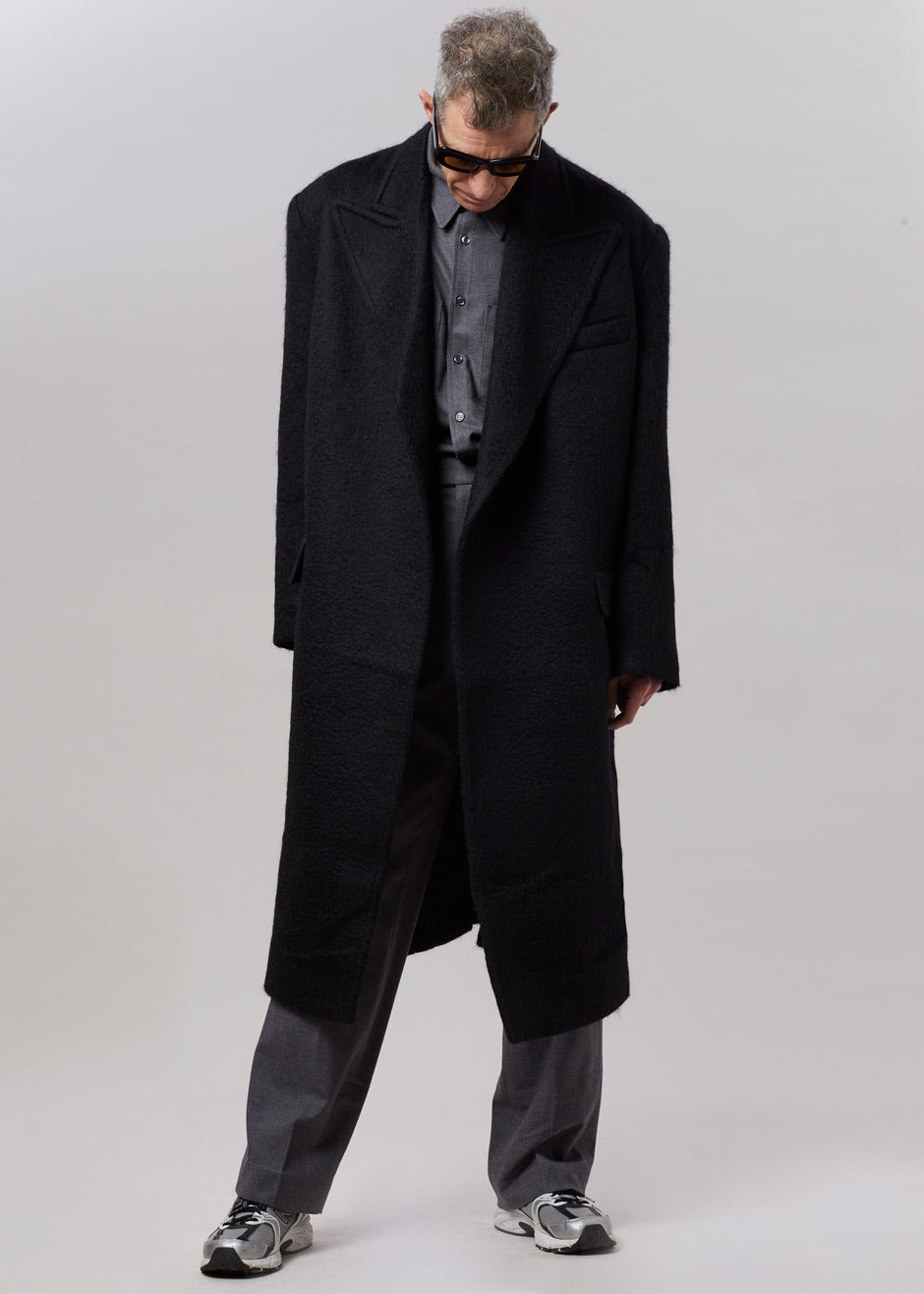John Oversized Coat - Black Coat Nickishop [gender-male] – view 3 of 10