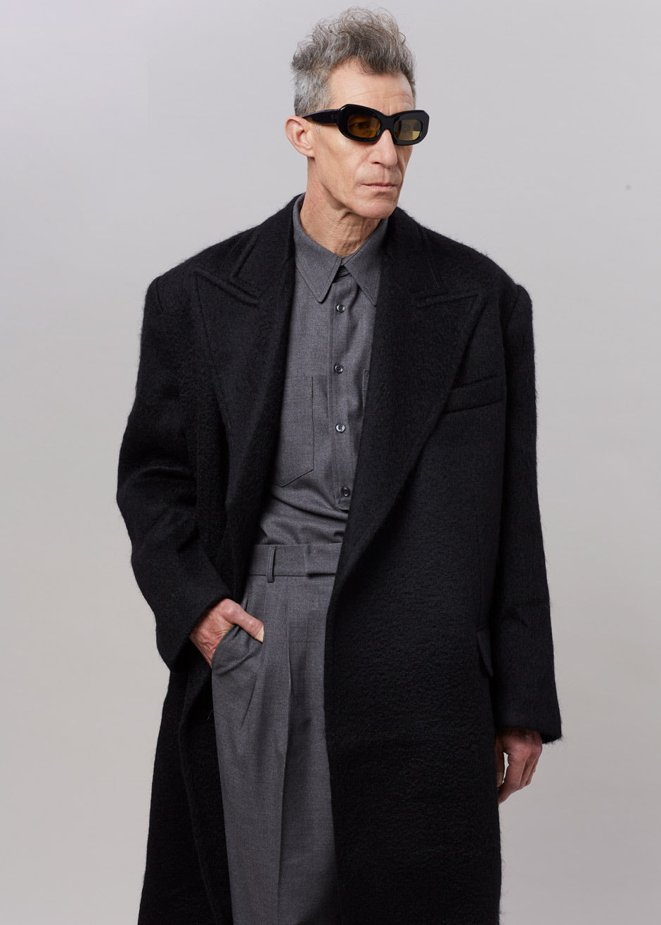 John Oversized Coat - Black Coat Nickishop [gender-male] – view 4 of 10