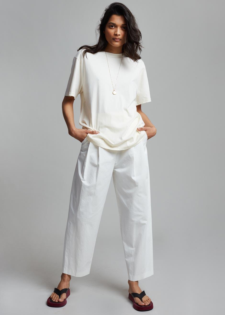 Lilou Simple Tee - Sea Salt top Nickishop – view 2 of 8