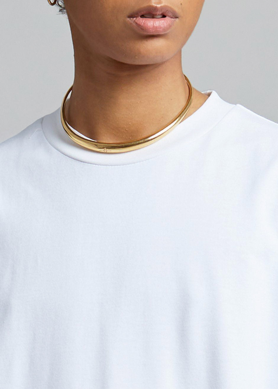 Lou Oversized Tee Dress - Optic White – view 5 of 8