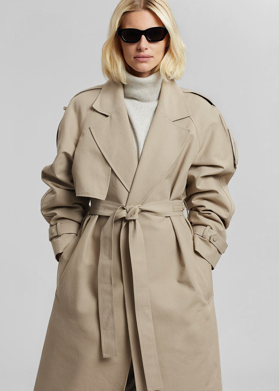 Rhodes Trench Coat - Natural – view 7 of 9
