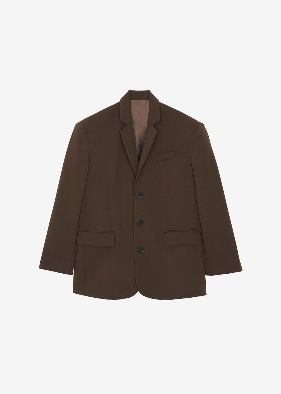 Tansy Oversized Blazer - Chocolate Blazer Nickishop – view 10 of 10