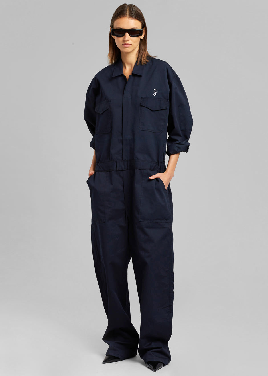 Nickishop Oversized Boiler Suit - Navy – view 1 of 15